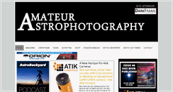 Desktop Screenshot of amateurastrophotography.com